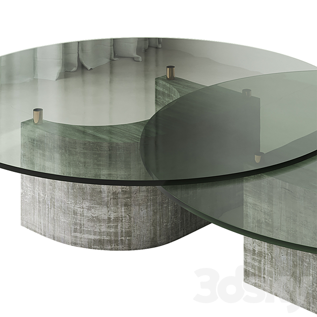 LS10 Coffee Table by Luca Stefano 3DS Max Model - thumbnail 3