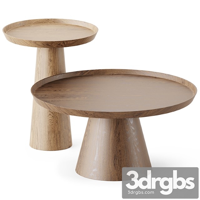 Luana round coffee table by bloomingville - thumbnail 1