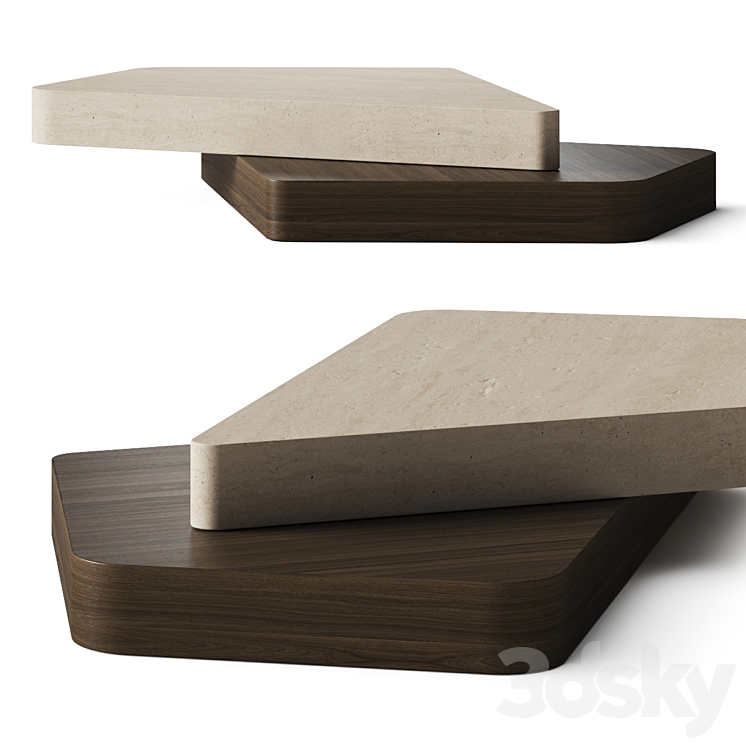 Luca Stefano Ls25 Coffee Table 3DS Max - thumbnail 1