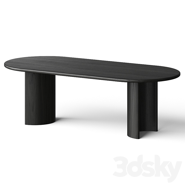 Lulu and Georgia Gilda Oval Dining Table 3DSMax File - thumbnail 2