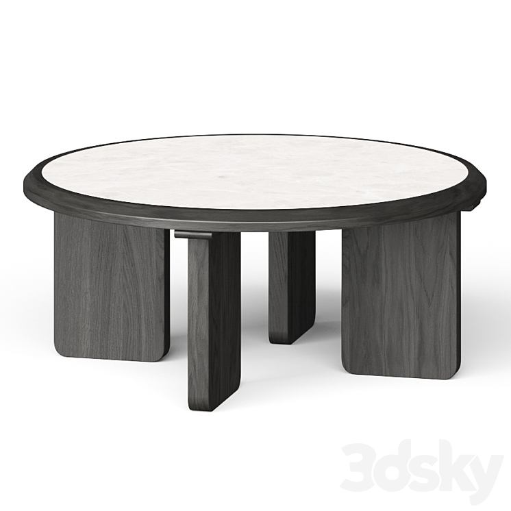 Lulu and Georgia Lindo Round Coffee Table 3DS Max Model - thumbnail 2