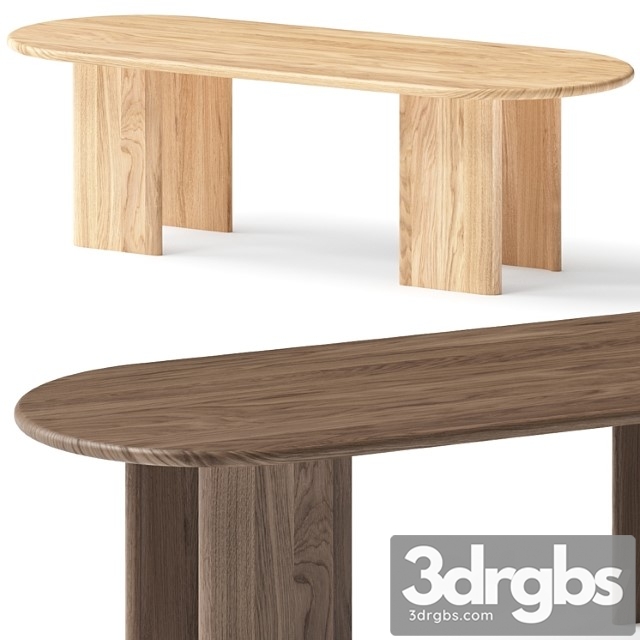 Lulu and georgia nausica oval dining table - thumbnail 1