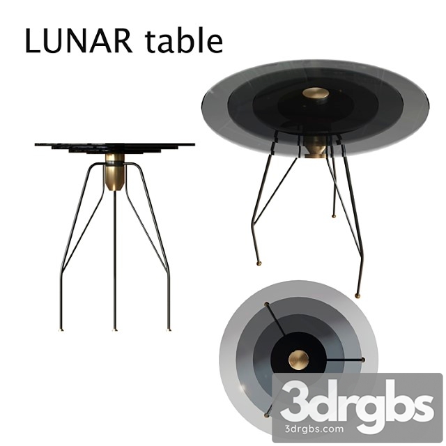 Lunar Table 3dsmax Download - thumbnail 1