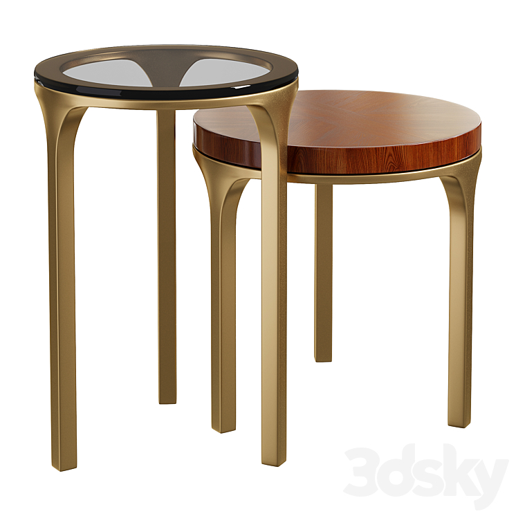 LURAY SIDE TABLE by Maisonvalentina 3DS Max - thumbnail 2