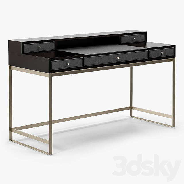 Luxdeco Oasis Proust Writing Desk 3DS Max Model - thumbnail 2