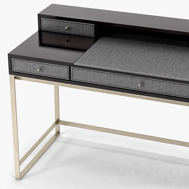 Luxdeco Oasis Proust Writing Desk 3DS Max Model - thumbnail 3