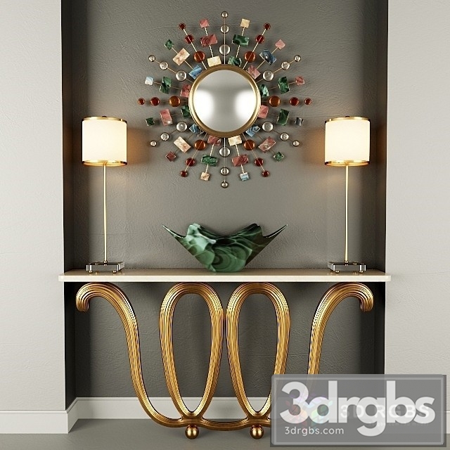 Luxury Snape Console 3dsmax Download - thumbnail 1