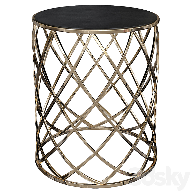 Luxury Wireframe Side Tables # 001 3DS Max - thumbnail 1