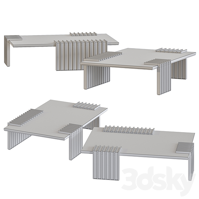 Luxxu Vertigo Coffee Table 3DSMax File - thumbnail 2