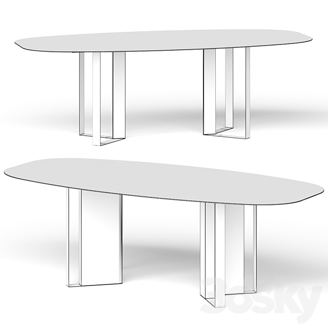 Maami Home Nibbles Dining Table 3DS Max Model - thumbnail 2