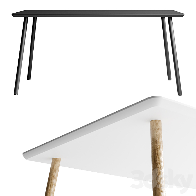 Maarten Table H74 3DS Max Model - thumbnail 1