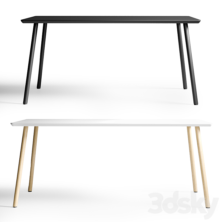 Maarten Table H74 3DS Max Model - thumbnail 2