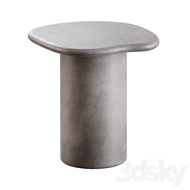 Macarella cement coffee tables in 2 colors 3ds Max - thumbnail 3