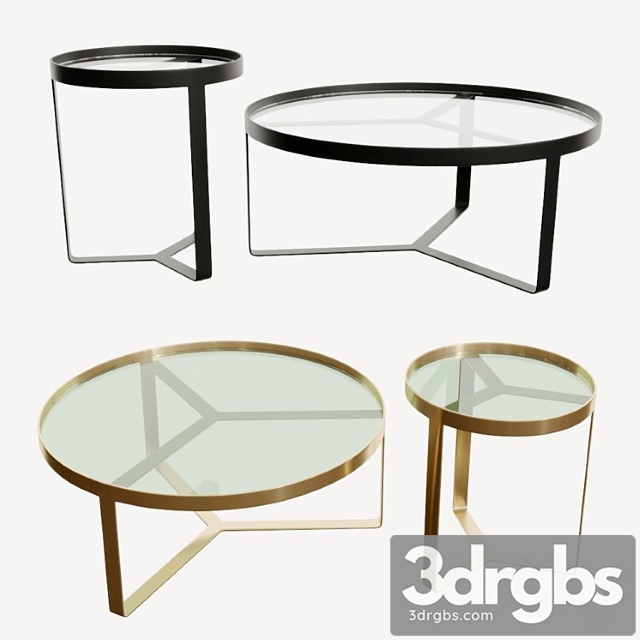 Made aula coffe tables 2 3dsmax Download - thumbnail 1