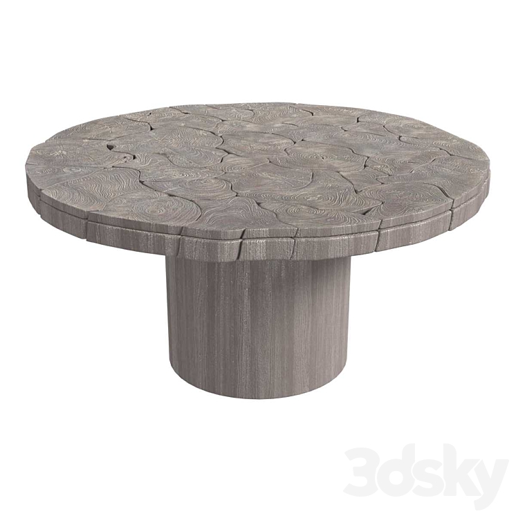 Madura dining table by Bernhardt interiors 3DS Max Model - thumbnail 1