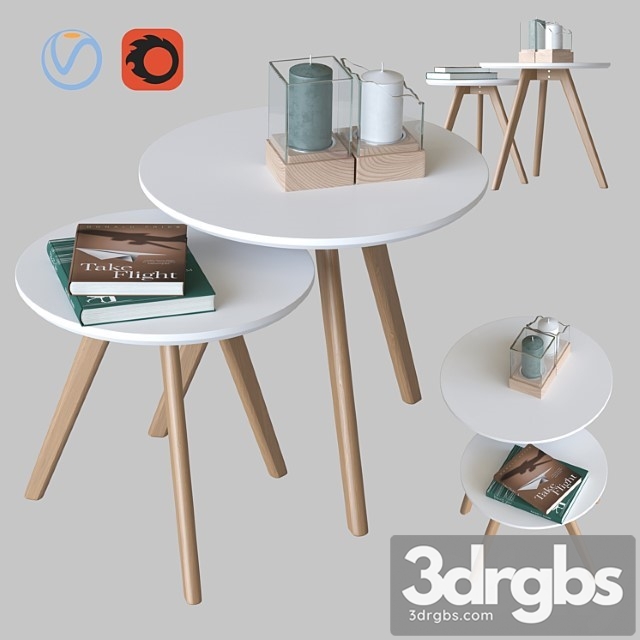 Magazine Tables Signal Milan 3dsmax Download - thumbnail 1