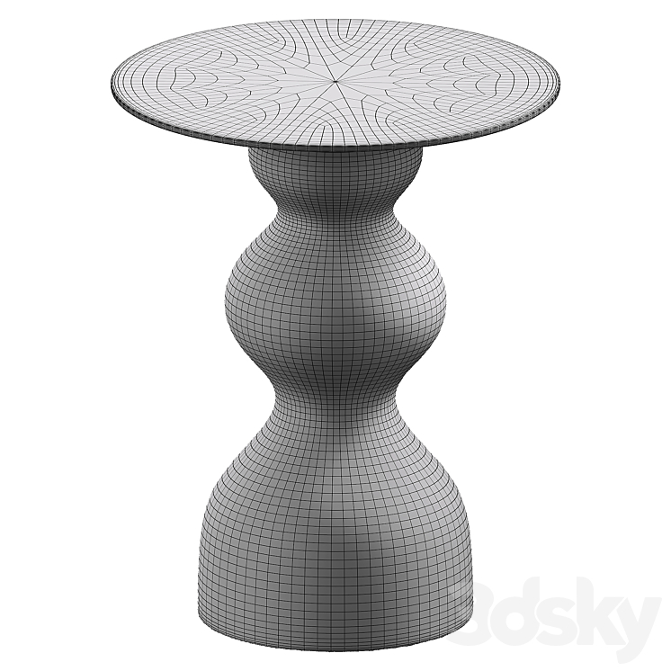 Maia Side Table 3DS Max - thumbnail 2