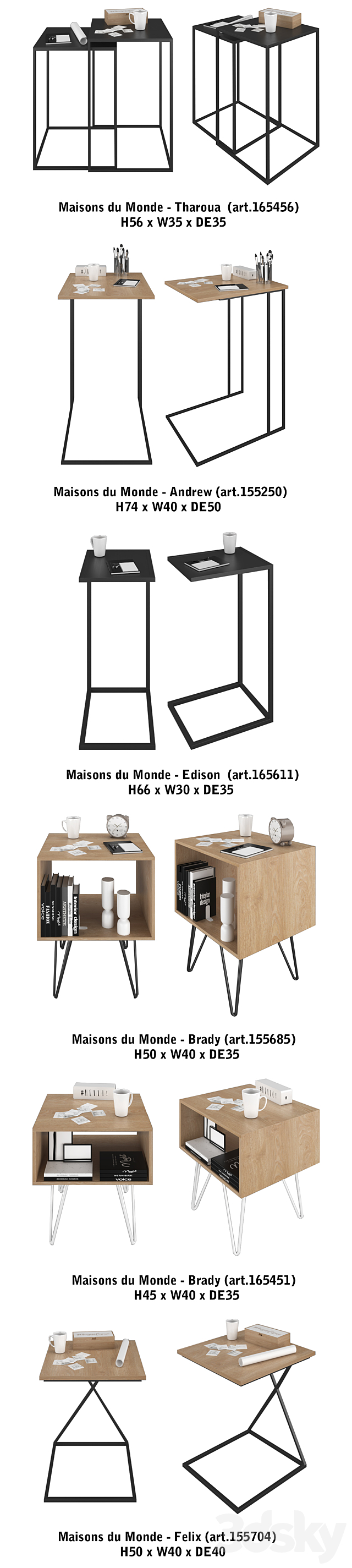 Maisons du Monde | set 15 3ds Max - thumbnail 2