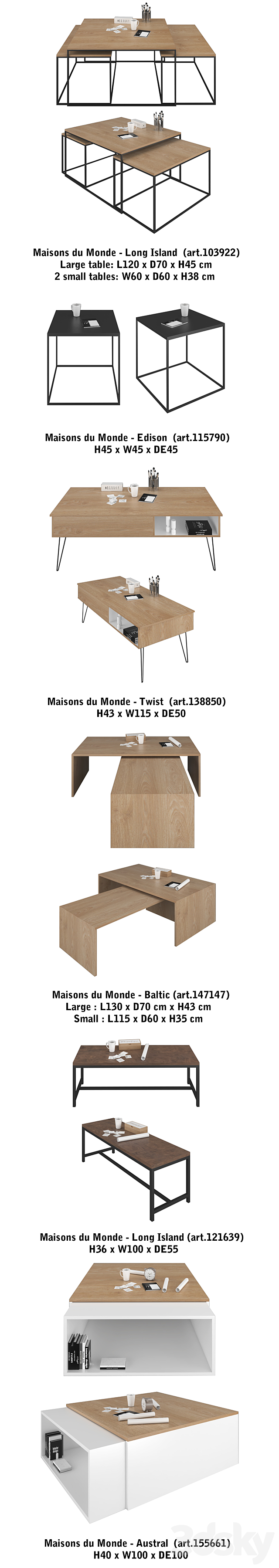 Maisons du Monde | set 16 3ds Max - thumbnail 2