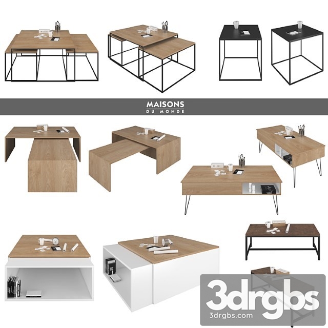 Maisons Du Monde Set 16 3dsmax Download - thumbnail 1