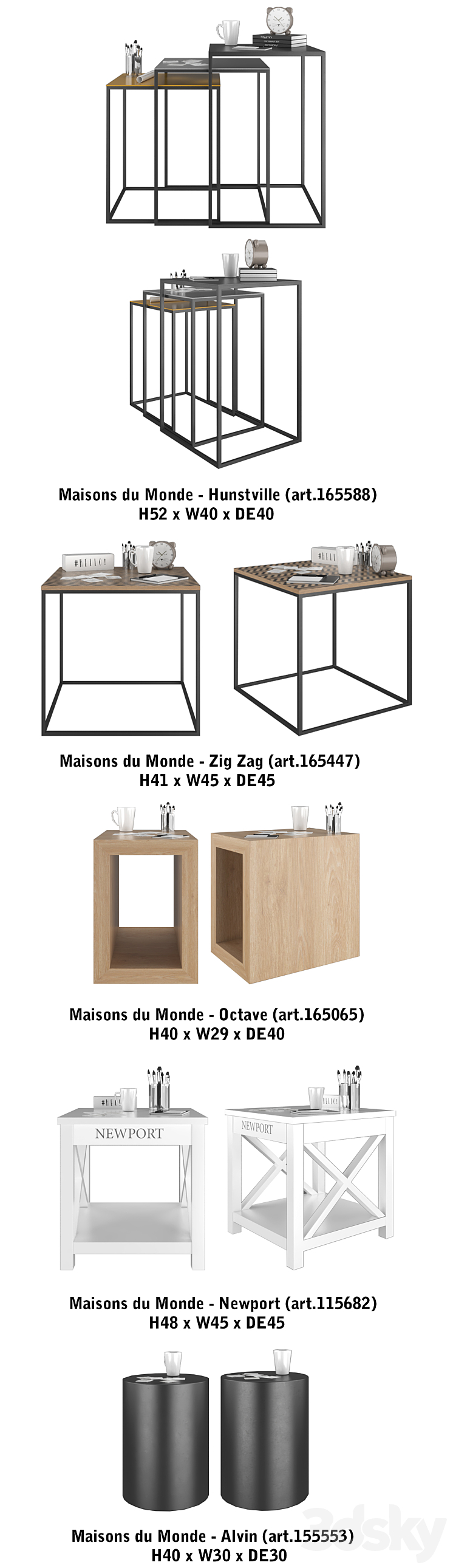 Maisons du Monde | set 21 3DS Max - thumbnail 2