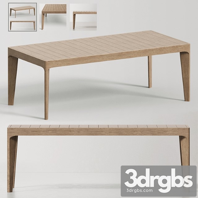 Malta teak dining table - thumbnail 1