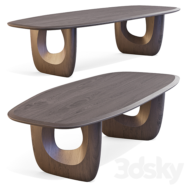 Man of Parts: Savignyplatz – Dining Tables 3DS Max Model - thumbnail 2