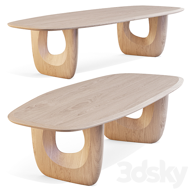 Man of Parts: Savignyplatz – Dining Tables 3DS Max Model - thumbnail 4