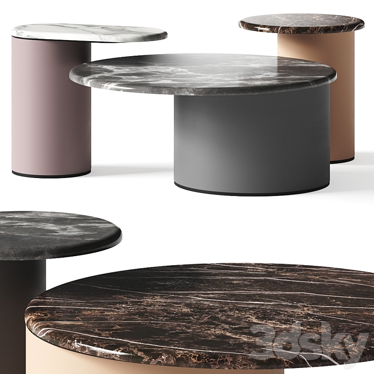 Marac Elliot Coffee Tables 3DS Max Model - thumbnail 1