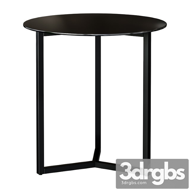 Marae side table black - thumbnail 1