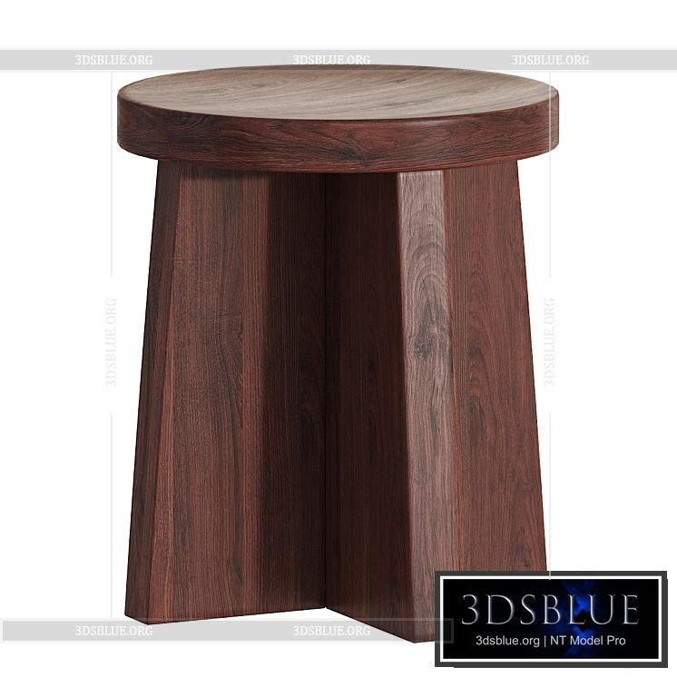 Marin Side Table 3DS Max - thumbnail 3