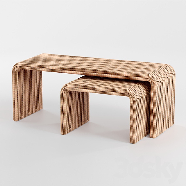 Marisol Coffee Table 3DSMax File - thumbnail 1