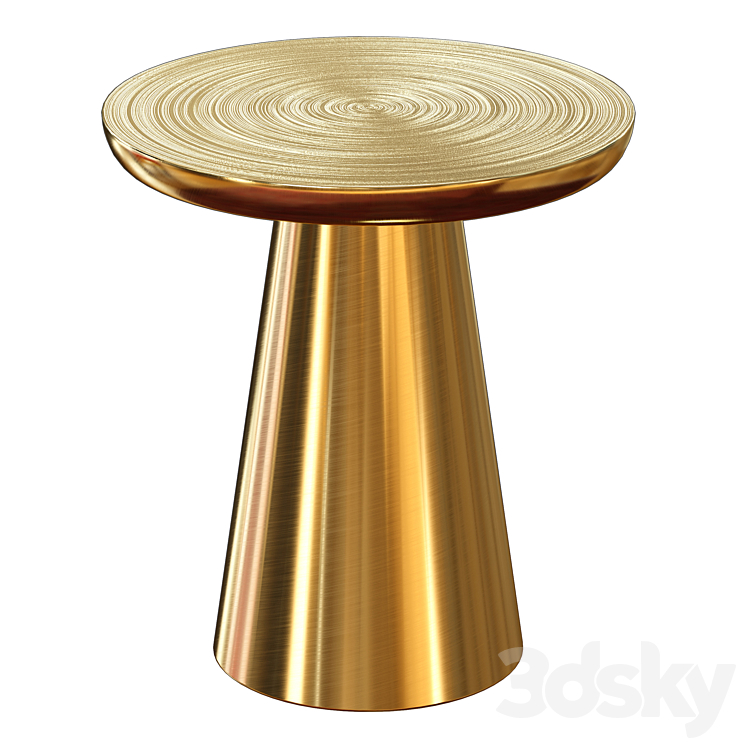 Martini Collection Gold coffe table 3DS Max - thumbnail 2