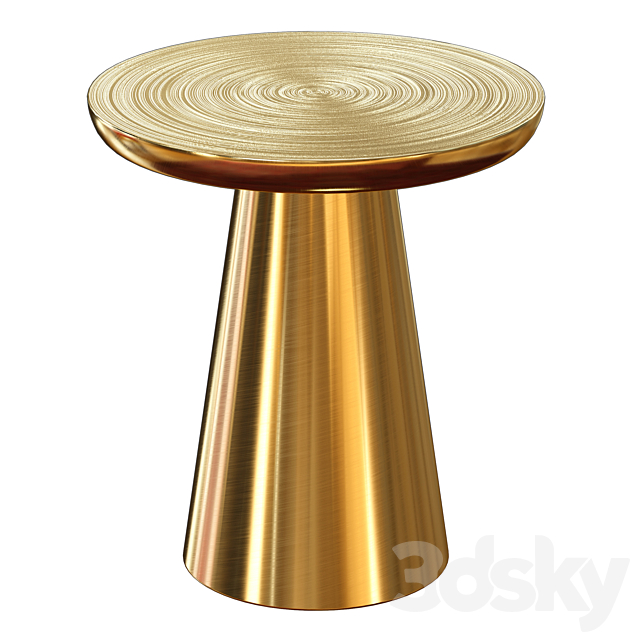 Martini Collection Gold coffe table 3DSMax File - thumbnail 2