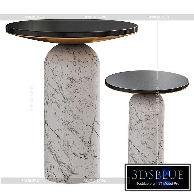 Martini Side Table 3DS Max - thumbnail 3