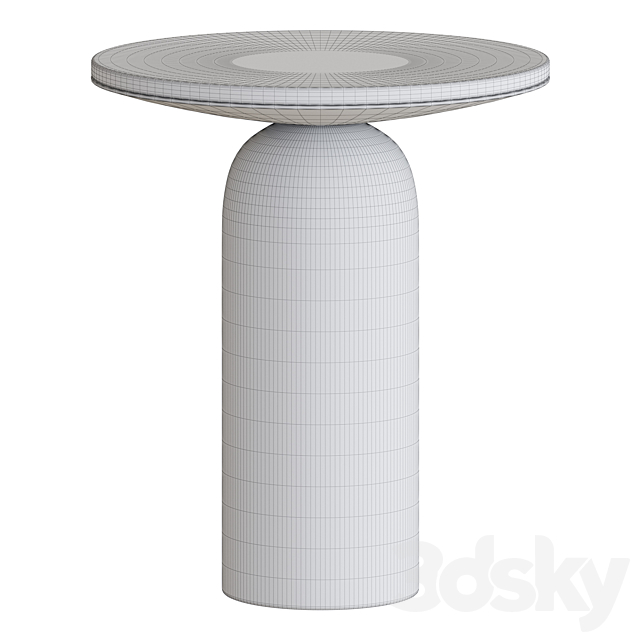 Martini Side Table CB2 3DSMax File - thumbnail 2