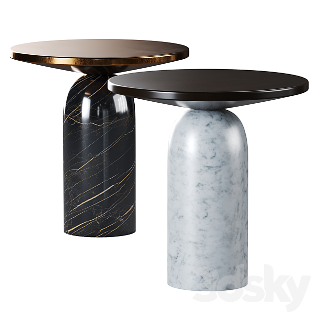 Martini Side Tables By CB2 3DSMax File - thumbnail 1