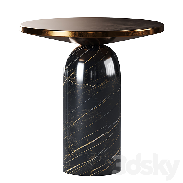 Martini Side Tables By CB2 3DSMax File - thumbnail 2