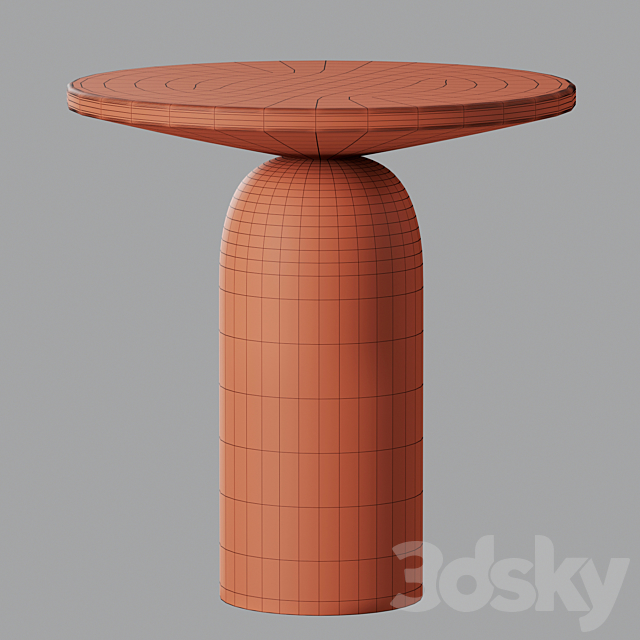 Martini Side Tables By CB2 3DSMax File - thumbnail 4