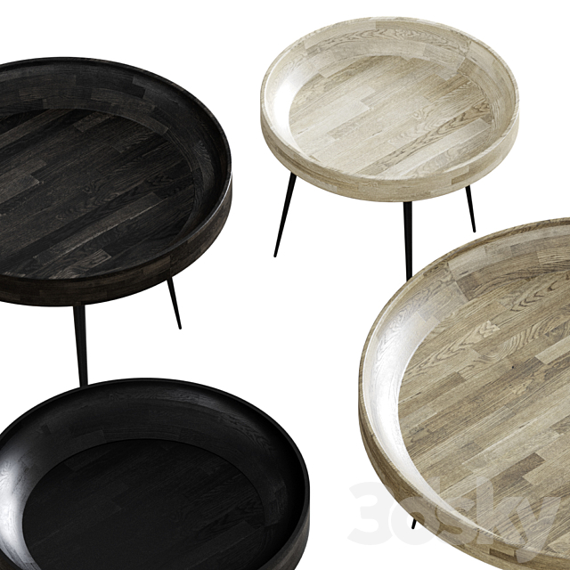 Mater Bowl Table 3DS Max Model - thumbnail 2