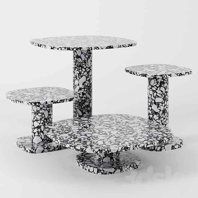 Matera tables by Baxter 3DSMax File - thumbnail 1