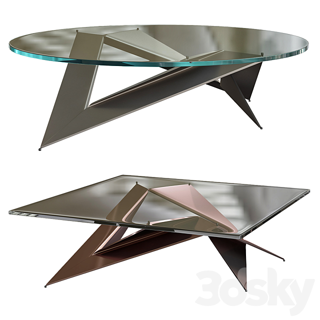 Mathematique 40 Coffee Table Reflex Angelo 3DSMax File - thumbnail 1