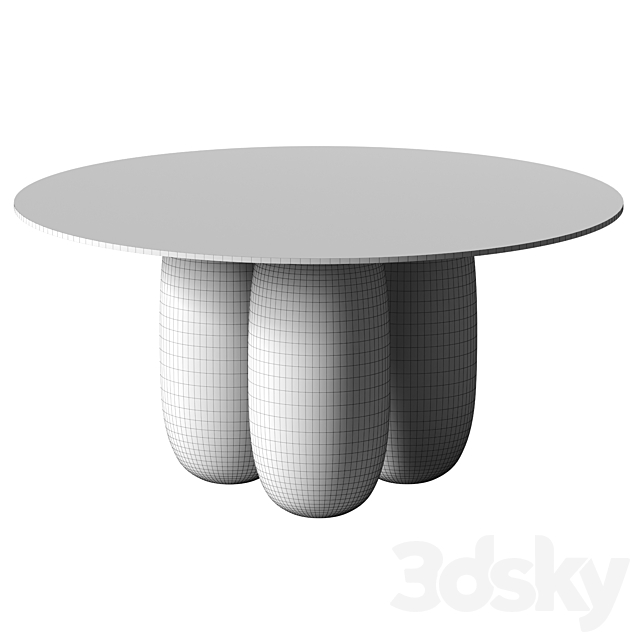 Mathieu Lehanneur – Happy To Be Here Dining Table 3ds Max - thumbnail 3