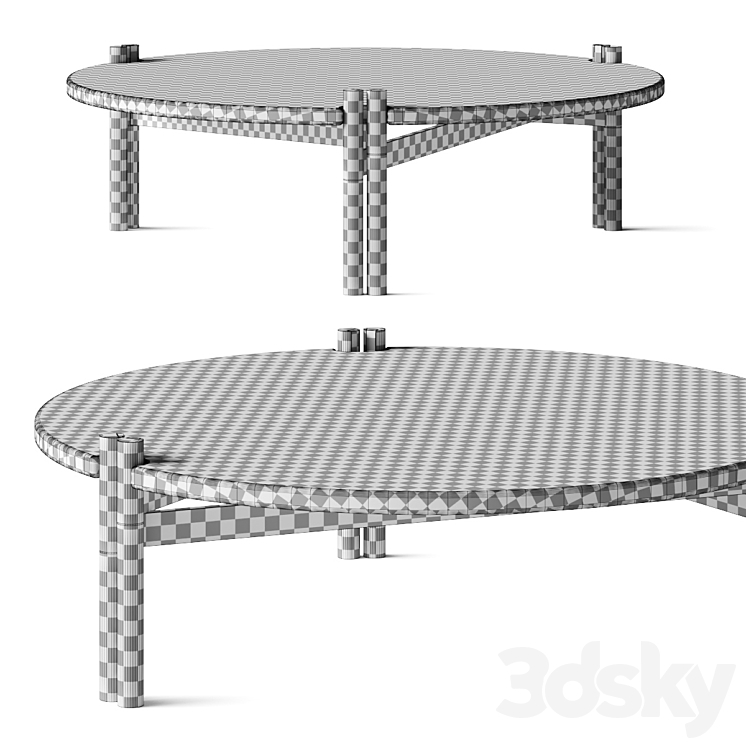 Matthieu Recope De Tilly H Round Coffee Table 3DS Max - thumbnail 2