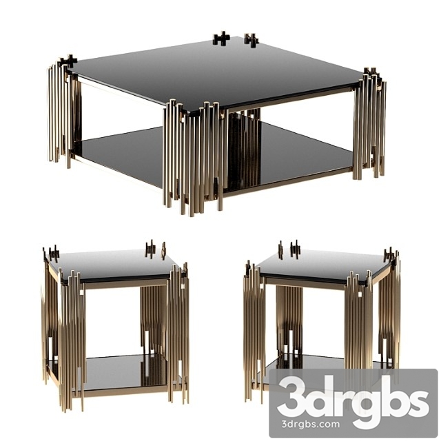 Mauris square coffee table - thumbnail 1