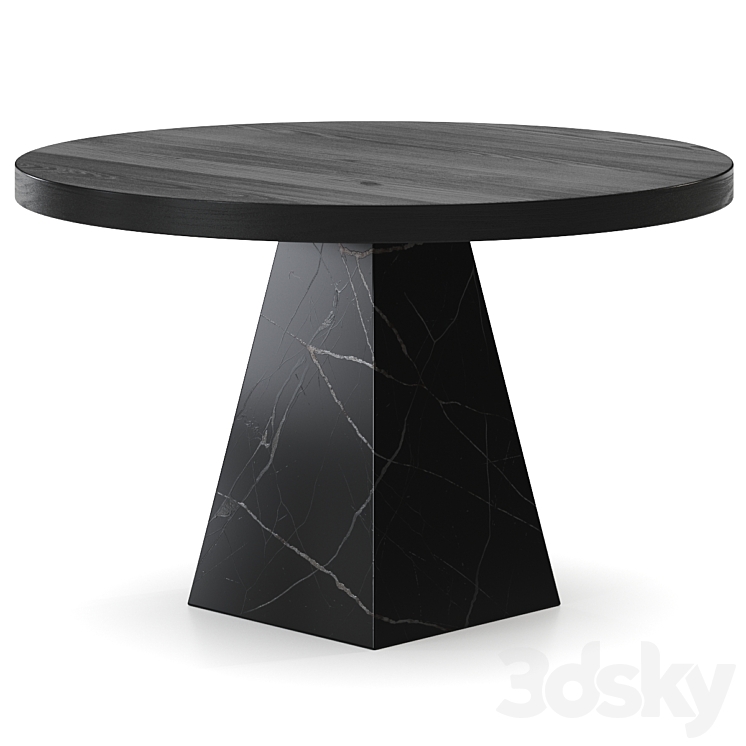 Mcguire Furniture Mc152 Querini by Nicole Hollis Round Dining Table 3DS Max - thumbnail 2