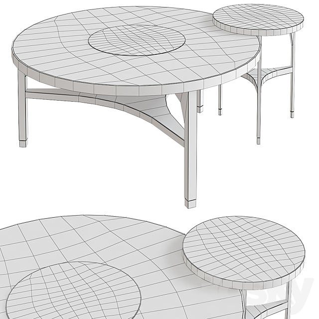 Memphis Coffee Table Frato Interiors 3DSMax File - thumbnail 2