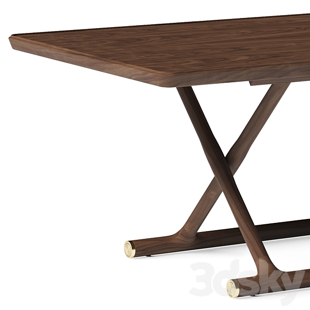 Menu Jager Lounge Table 3DS Max Model - thumbnail 3