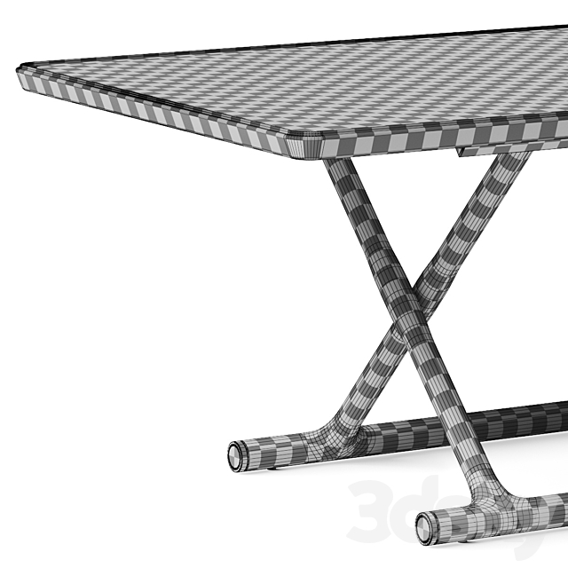 Menu Jager Lounge Table 3DS Max Model - thumbnail 4