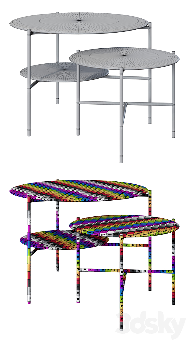 Meridiani Adrian Tables 3DSMax File - thumbnail 3